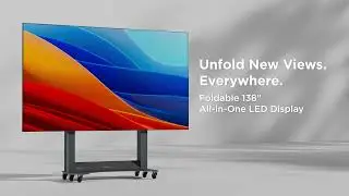 Unfold New Views. Everywhere. &ndash; ViewSonic LDS138-151 Foldable All-in-One LED Displays