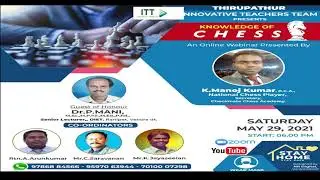 ZOOM MEETING (BASICS TO PLAY CHESS) BY INNOVATIVE TEACHERS TEAM (IIT) THIRUPATHUR