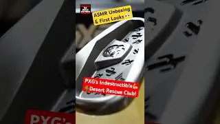PXG Desert Rescue 🌵 ASMR Unboxing and First Looks 👀 #golfvlogger #golfclub #golftips #pxg #golfer