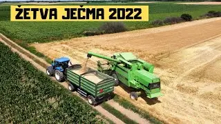 Žetva ječma 2022 | Deutz Fahr M3580 |