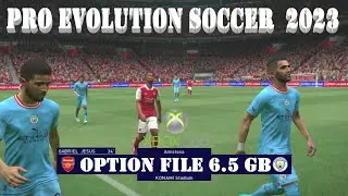 PRO EVOLUTION SOCCER  2023   OPTION FILE 6 5 GB PARA XBOX 360  TRANSFER&Ecirc;NCIAS  UNIFORMES    EST&Aacute;DIO