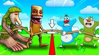Roblox Tug Of War Between Italian Brainrot And Oggy And Jack