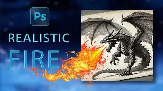 How to Add Realistic Fire in Photoshop &ndash; Epic Dragon Fire Effect!