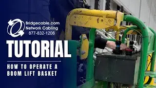 How to Operate a Boom Lift Bucket Like a Pro for Your Philly Network Cabling Project!