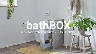 Montage - Installation - Anleitung | Kesseb&ouml;hmer bathBox |  WC-Trennwand + Schamwand + Sichtschutz