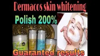 Dermacos skin whitening polish 200% granted results step by step method urdu/hindi