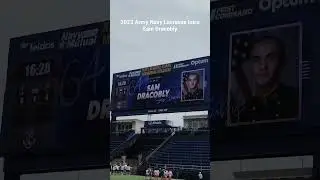2023 Army Navy Lacrosse Intro - Sam Dracobly