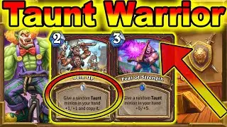 New Taunt Warrior Beats Any Deck! Over 92% Winrate At Diamond Rank! Barrens New Decks | Hearthstone