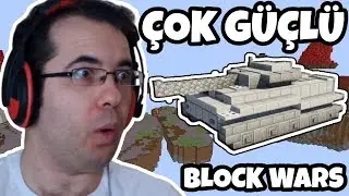 TANK KİTİ İLE OYNADIM (AŞIRI G&Uuml;&Ccedil;L&Uuml;) | Minecraft Block Wars