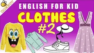 Clothes English for Kids | English Learning for Children (Part 2) | Hachi TV