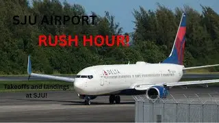 24 Minutes of SJU Airport RUSH HOUR | Plane spotting at SJU airport |1,000 Sub Special