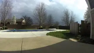 Awesome GoPro Time Lapse (Stopped by hail storm)