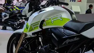 TVS Apache RTR 200 Fi Ethanol at 2018 India | TVS Apache RTR 200 Fi Ethanol &ndash; Auto Expo 2018 Live