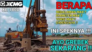 Ini Dia Spek XCMG XR 180D ‼️ Mesin Bor Hidrolik ( Bored Pile Machine )