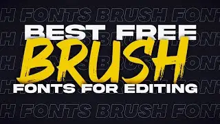 #Short | Best Brush Fonts For Editing With Download Link 🔥