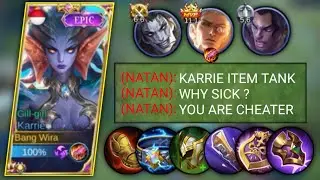KARRIE TANK IS BACK NEW SEOSEN 23! AGAINST META MARKSMAN NOW - KARRIE BEST BUILD 2021 - MLBB