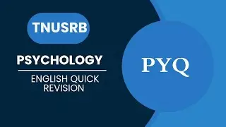 TNUSRB- ENGLISH PYQ SERIES 