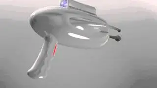 Space Gun render animation