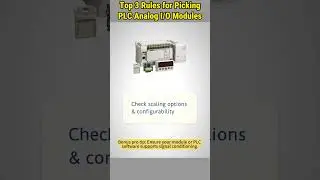Top 3 Rules for Choosing the Right PLC Modules! #plc #analoginput #plctutorial