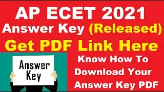 AP ECET 2021 Answer Key (Released) - Download Your AP ECET 2021 Answer Key PDF Here