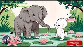 Best Friends in the Wild 🐘🐰✨Nila Oviyam