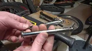 how to fix or straighten a bent bike axle