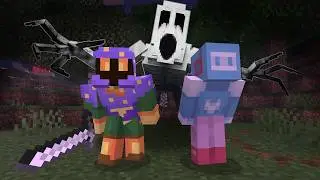 We played Minecraft Bedrock's SCARIEST Horror Addon (ft. @maxzemillian)