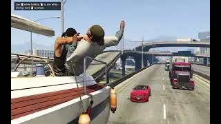 Grand Theft Auto V chasing michaels boat mission