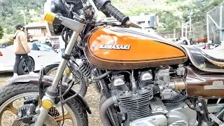 『夢のBIKE』市場相場1,000万円、750RS 旧車の王様ゼッツーが3台集合、超レアパーツ満載 150万円越えの当時ものコミネシート装着車輌、大渡ダムオールジャンル乗り物ミーティング‼️
