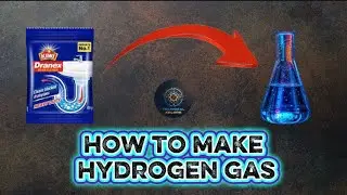 how to make hydrogen gas || use drain cleaner || 