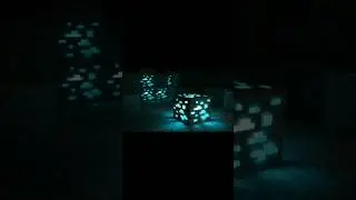 MINECRAFT WITH GLOWING ORE #minecraft #viral #minecraftshorts