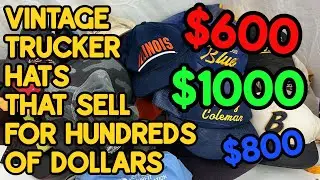 Top 10 Most Expensive Hats Sold Recently on EBAY - Vintage Trucker 3 Striped Caps