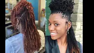 These Microlock Updos Are TOO Stunning to Be Real 😍👑 | Sisterlock & Microloc Style Inspo
