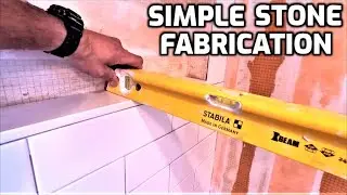 Simple Way to Fabricate Stone for a Shower