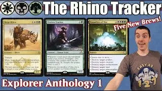 (Explorer) - Five New Brews! - ⚪⚫🟢 - The Rhino Tracker 🦏 🔎
