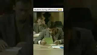 #short students during offline exam 😂and students during online exam 😎😂😂meme
