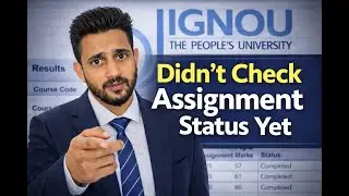How to Check IGNOU Assignment Status and Marks Online 2026 | Step-by-Step |