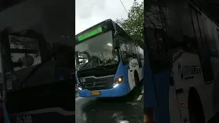 naik transjakarta aja, #bus #transjakarta #travelvlog #busmania #busmalam #2023