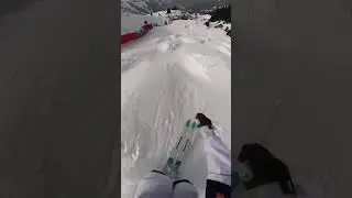 Ever wondered what it's like to go down the moguls at full speed? Let&rsquo;s go! ⛷️  #fisfreestyle