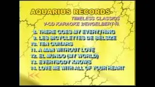 Aquarius Records Timeless Classics Volumes 1-3 Songlist