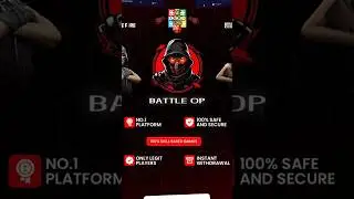 Battle OP Refer code free fire app tournament app