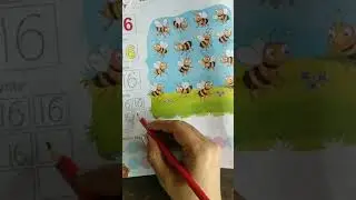 tracing of number 16##