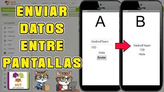 CÓMO ENVIAR DATOS A OTRA PANTALLA EN MIT APP INVENTOR