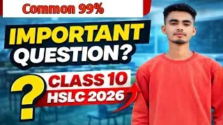 HSLC 2026 English Common Questions | Dolfin Education 
