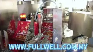 AUTOMATIC POPCORN PACKING MACHINE( MUTIHEAD + BAG GIVEN SYSTEM)