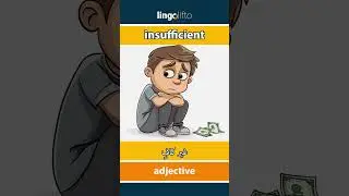 🇬🇧🇪🇬 insufficient - غير كافٍ : learn English : دعنا نتعلم الإنجليزية : vocabulary builder