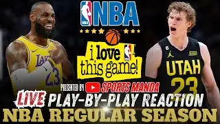 🔴LAKERS VS UTAH JAZZ │ 2025-26 NBA REGULAR SEASON - Basketball Play-By-Play Reaction & Scoreboard
