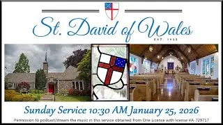 St. David Episcopal Church Service Jan. 25, 2026