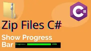 Create Zip Files - C# - Show Progress Bar In Console App - Part 2