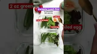 Bariatric Lunch Meal Prep with 23.3g protein | #bariatricrecipes #bariatricdiet